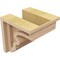 Ekena Millwork 5"W x 5"D x 5"H Wide Highland Rough Cedar Woodgrain TimberThane Corbel, Primed Tan CORUR05X05X05HLDRCPR - alternate 6